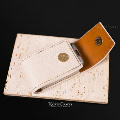 Leather Key Fob Cover for Mazda CX-5, CX-30, CX-9, Mazda 6 & Hatchback – Personalized Handmade – NorthCrafts | NorthCrafts