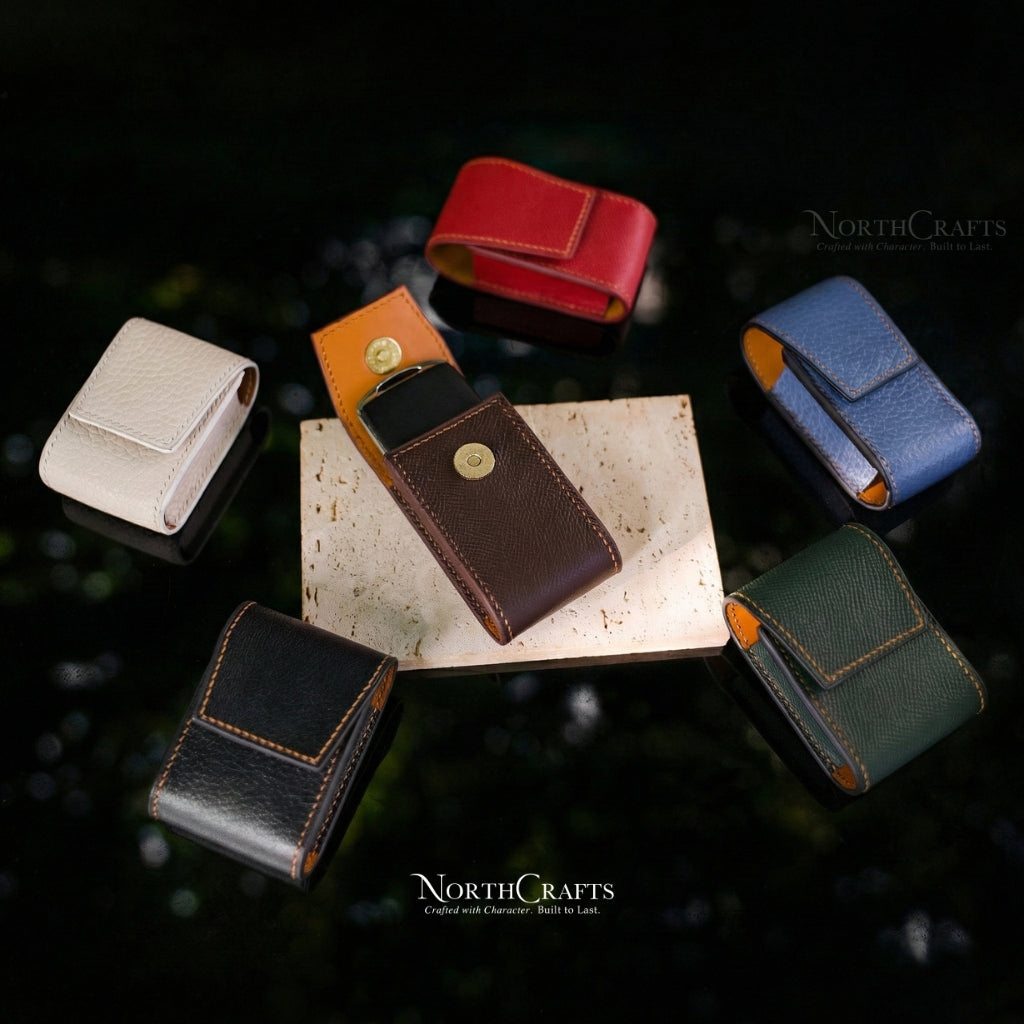 Leather Key Fob Cover for Mazda CX-5, CX-30, CX-9, Mazda 6 & Hatchback – Personalized Handmade – NorthCrafts | NorthCrafts