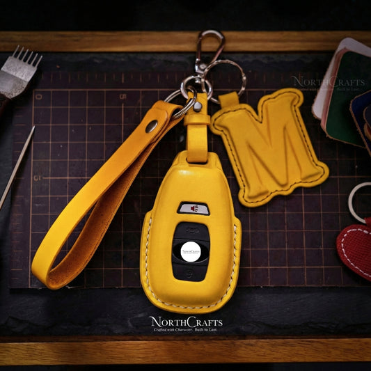 Leather Key Fob Cover for Subaru Forester, Impreza, Outback, WRX, BRZ, XV Crosstrek & Ascent – Personalized Handmade – NorthCrafts | NorthCrafts