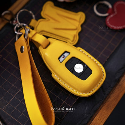 Leather Key Fob Cover for Subaru Forester Impreza Outback WRX BRZ XV Legacy Levorg Crosstrek Ascent | NorthCrafts