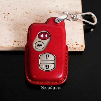 Leather Key Fob Cover for Toyota RAV4 Camry Corolla Highlander | NorthCrafts