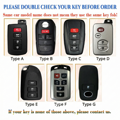 Leather Key Fob Cover for Toyota RAV4 Camry Corolla Highlander | NorthCrafts