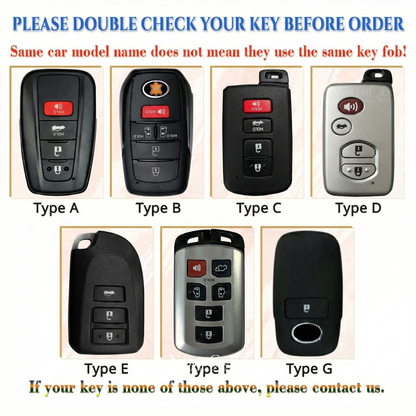 Leather Key Fob Cover for Toyota RAV4, Camry, Corolla, Avalon, C-HR, Prius, GT86 & Highlander (2020–2021) – Personalized Handmade – NorthCrafts | NorthCrafts