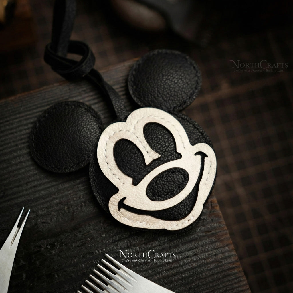 Leather Mouse Bag Charm for Women – Personalized Handmade – NorthCrafts | NorthCrafts