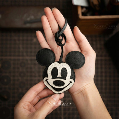 Leather Mouse Bag Charm for Women – Personalized Handmade – NorthCrafts | NorthCrafts
