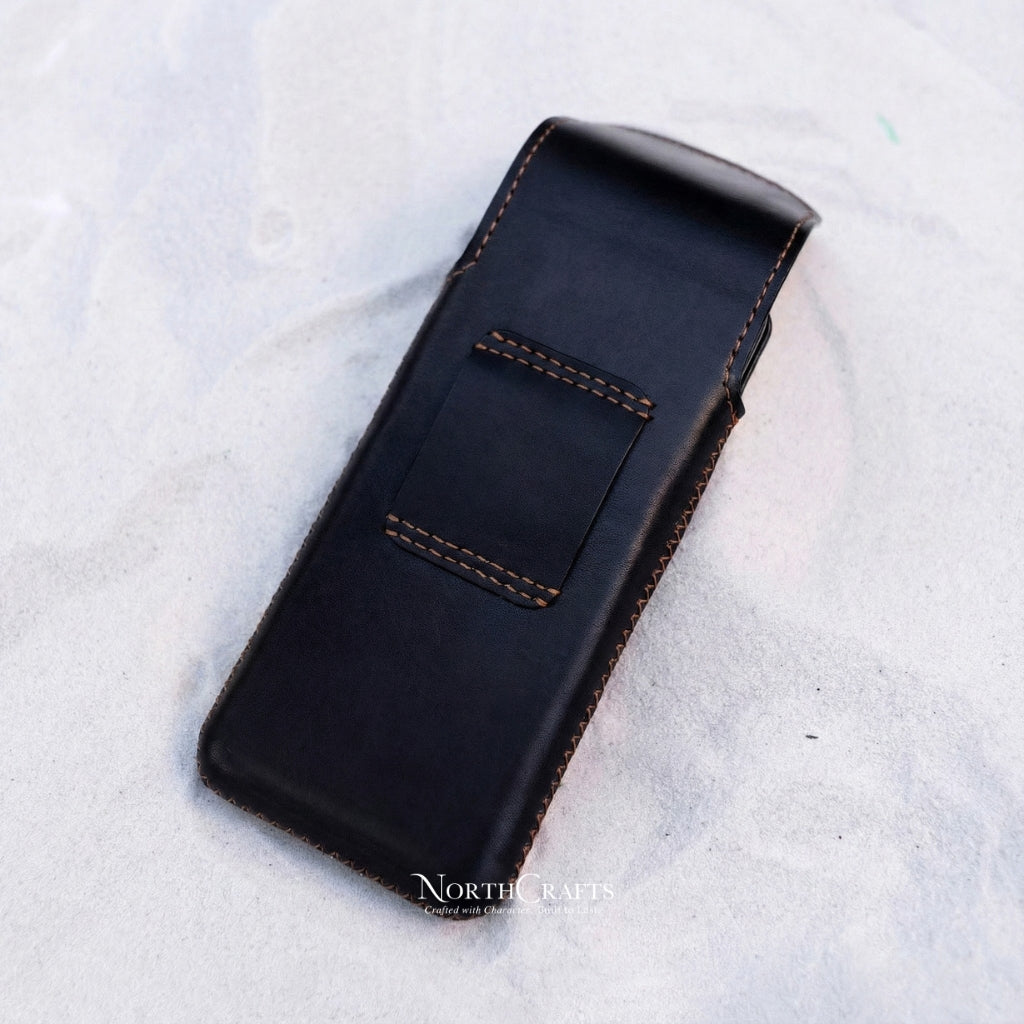 Leather Phone Pouch with Belt Loop for Samsung Galaxy Z, S, A & M Series – Personalized Handmade – NorthCrafts | NorthCrafts
