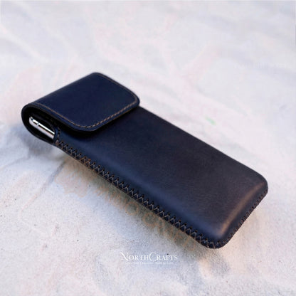 Leather Phone Pouch with Belt Loop for Samsung Galaxy Z, S, A & M Series – Personalized Handmade – NorthCrafts | NorthCrafts