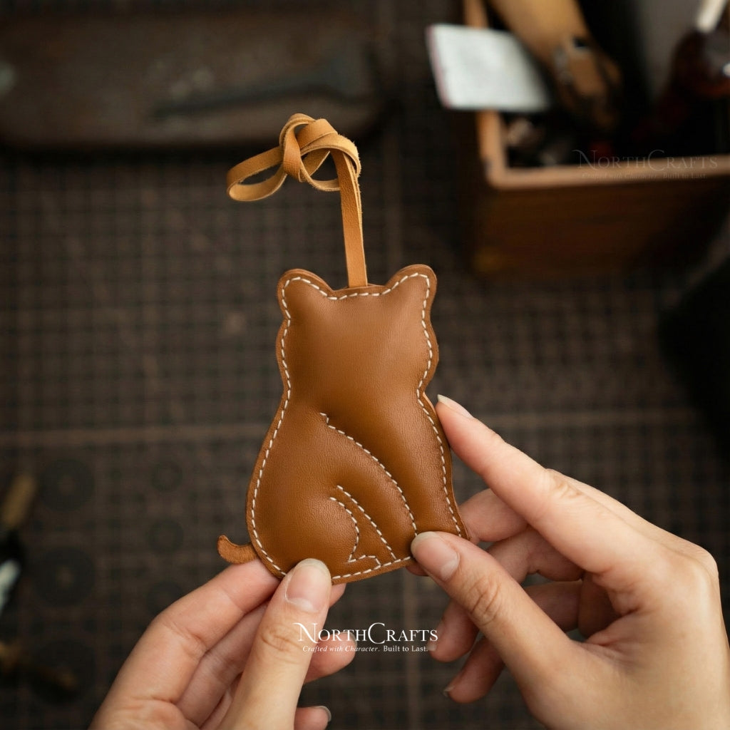Leather Shiba Inu Bag Charm for Women – Personalized Handmade – NorthCrafts | NorthCrafts