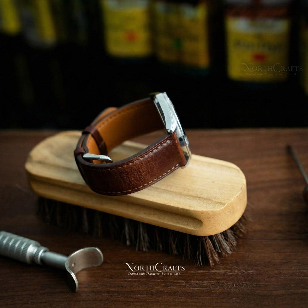 Leather Watch Strap for Men – Personalized Handmade – NorthCrafts | NorthCrafts