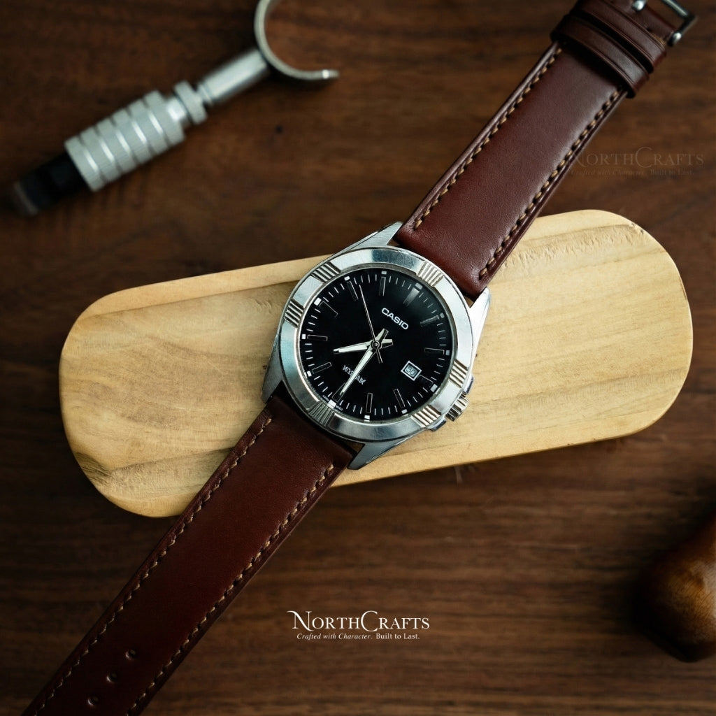 Leather Watch Strap for Men – Personalized Handmade – NorthCrafts | NorthCrafts