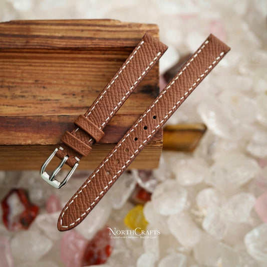 Leather Watch Strap for Women (8mm–14mm) – Personalized Handmade – NorthCrafts | NorthCrafts