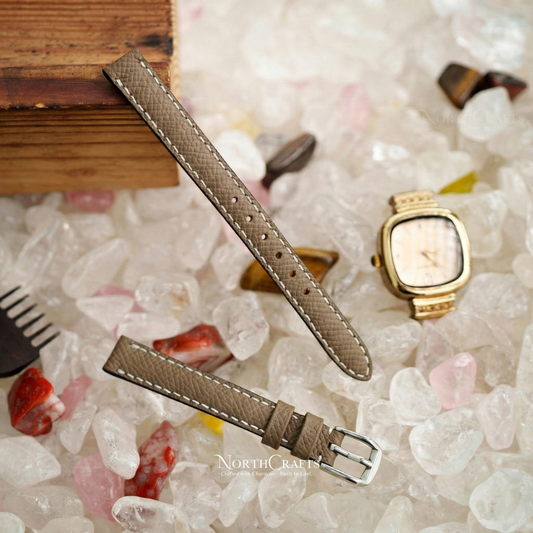 Leather Watch Strap for Women (8mm–14mm) – Personalized Handmade – NorthCrafts | NorthCrafts
