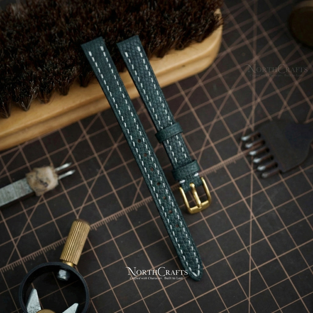 Leather Watch Strap for Women (8mm–14mm) – Personalized Handmade – NorthCrafts | NorthCrafts