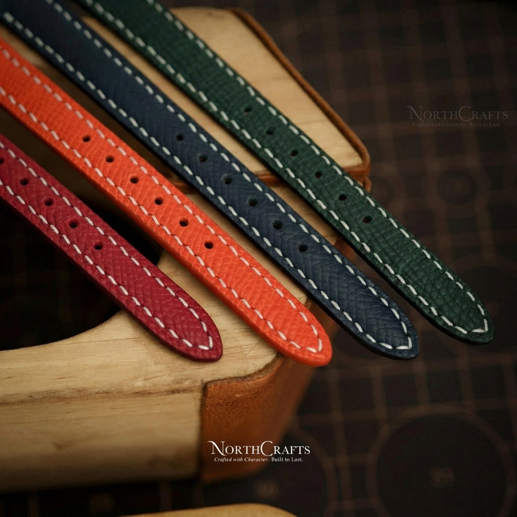 Leather Watch Strap for Women (8mm–14mm) – Personalized Handmade – NorthCrafts | NorthCrafts