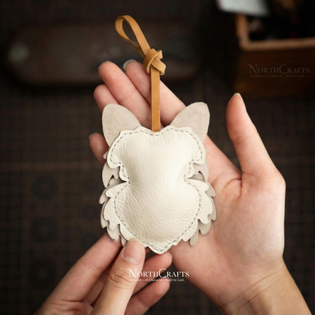 Leather West Highland White Terrier (Westie) Bag Charm – Personalized Handmade – NorthCrafts | NorthCrafts