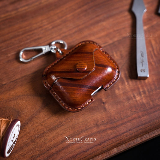 Personalized Handcrafted Leather AirPods Pro Cover Case – NorthCrafts