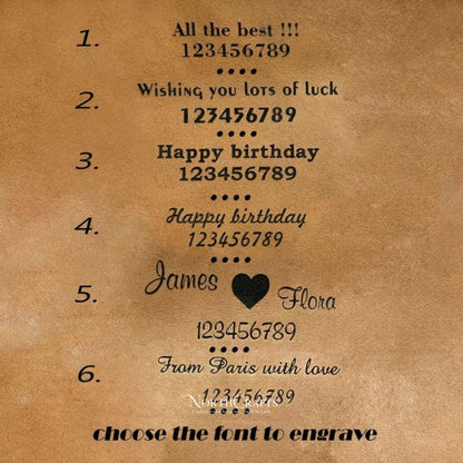 Personalized Handcrafted Leather Initial Charm Keychain – NorthCrafts