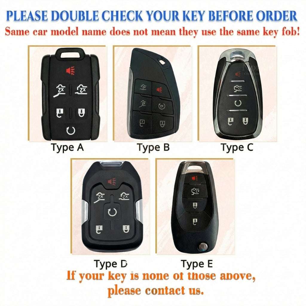 Leather Key Fob Cover for Cadillac Escalade CT5 CT6 CTS XT6 XTS XT4 XT5 ATS | NorthCrafts