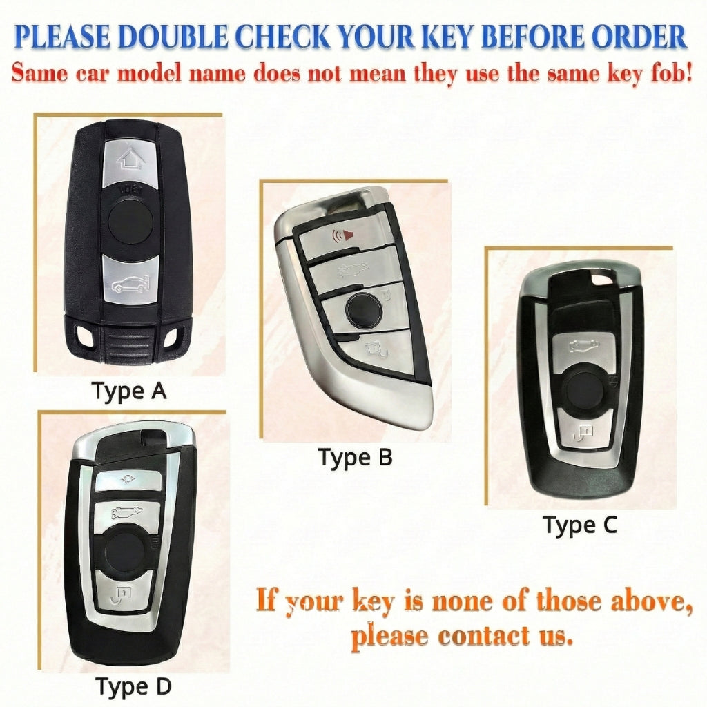 Leather Key Fob Cover for BMW 1, 2, 3, 5, 6 & 7 Series, X3, X4, M2, M3, M4, M5 & M6 (F10, F11, F12, F13, F20, F21, F22, F23) – Personalized Handmade – NorthCrafts | NorthCrafts