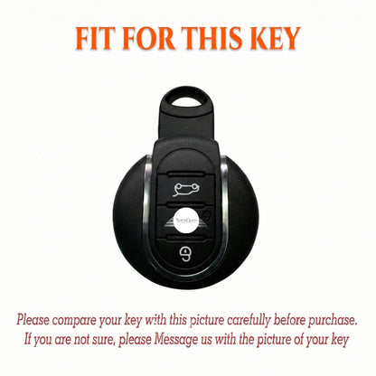 Leather Key Fob Cover for Clubman, Countryman, Hardtop & Convertible – Personalized Handmade – NorthCrafts | NorthCrafts