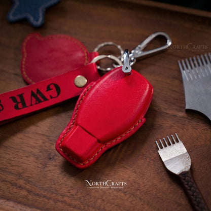 Leather Key Fob Cover for Mercedes-Benz C, E, S, M, CLS, CLK & G Class – Personalized Handmade – NorthCrafts | NorthCrafts