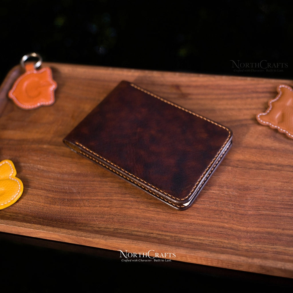 Leather Note Pad Cover for 3x5 Memo Book – Personalized Handmade – NorthCrafts | NorthCrafts