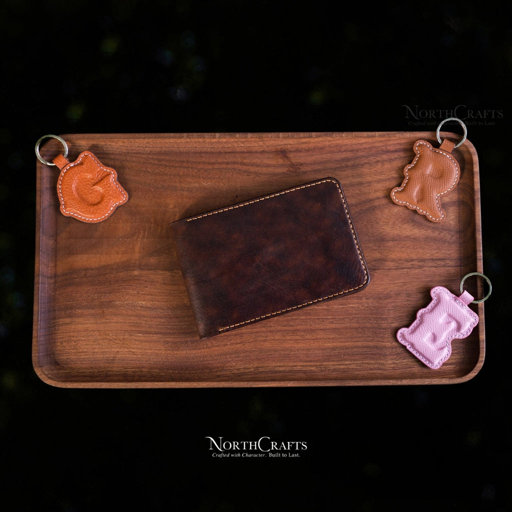 Leather Note Pad Cover for 3x5 Memo Book – Personalized Handmade – NorthCrafts | NorthCrafts