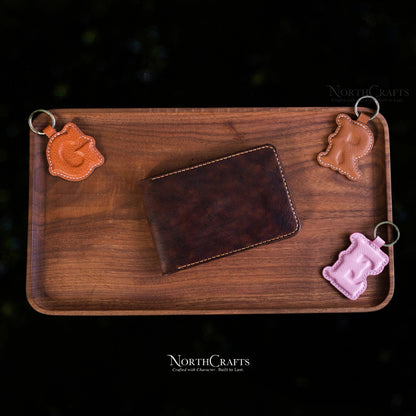 Leather Note Pad Cover for 3x5 Memo Book – Personalized Handmade – NorthCrafts | NorthCrafts