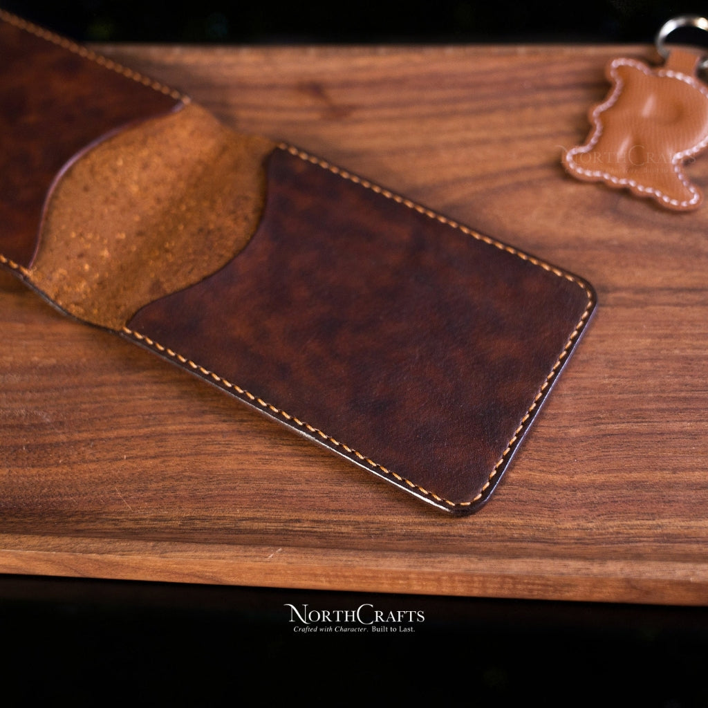 Leather Note Pad Cover for 3x5 Memo Book – Personalized Handmade – NorthCrafts | NorthCrafts