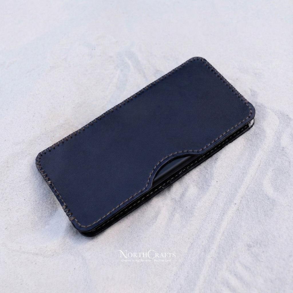 Leather Phone Sleeve for iPhone 17 Series, iPhone 16 Series & iPhone 15 Series – Personalized Handmade – NorthCrafts | NorthCrafts
