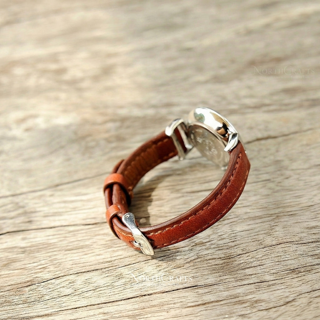 Personalized Handcrafted Leather Watch Strap for Women – NorthCrafts