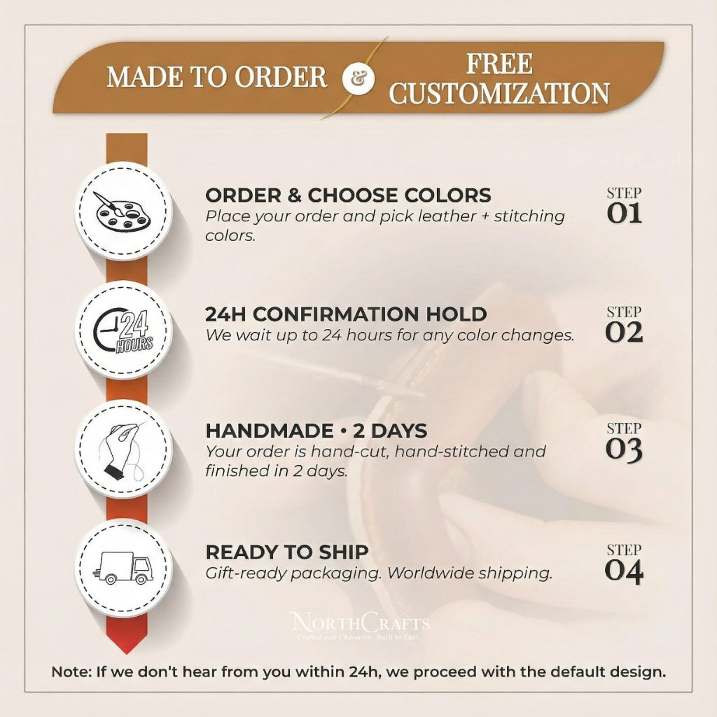 Personalized Handcrafted Leather Whale Bag Charm for Women – NorthCrafts