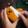 Personalized Handmade Leather Keychain Wallet & Slim Card Holder – NorthCrafts